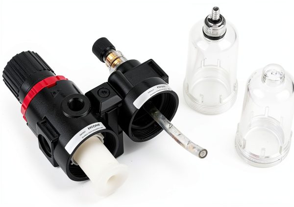 Strnek Compressed Air Filter Regulator Lubricator Aluminum-7