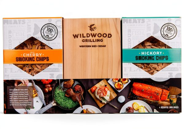 Wildwood Grilling Planks Gift Set Natural Wood BBQ Smoking-0