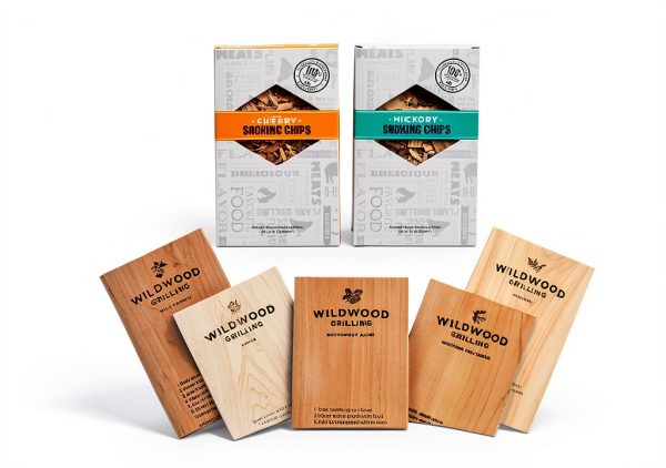 Wildwood Grilling Planks Gift Set Natural Wood BBQ Smoking-1