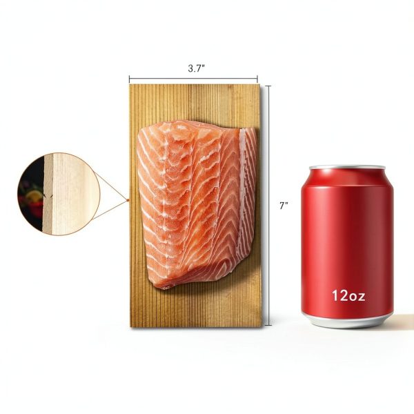 Baoyeewood Cedar Grilling Planks Natural Wood Smoky Flavor-1
