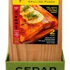 TrueFire Gourmet Cedar Grilling Planks Smoky Flavor Outdoor-1