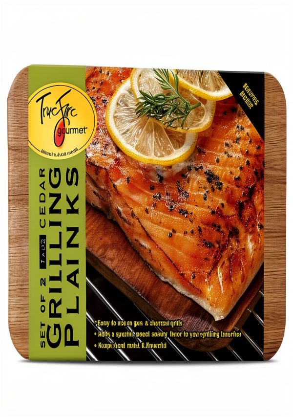 Cedar Grilling Planks TrueFire Gourmet Eco-Friendly Smoky-0