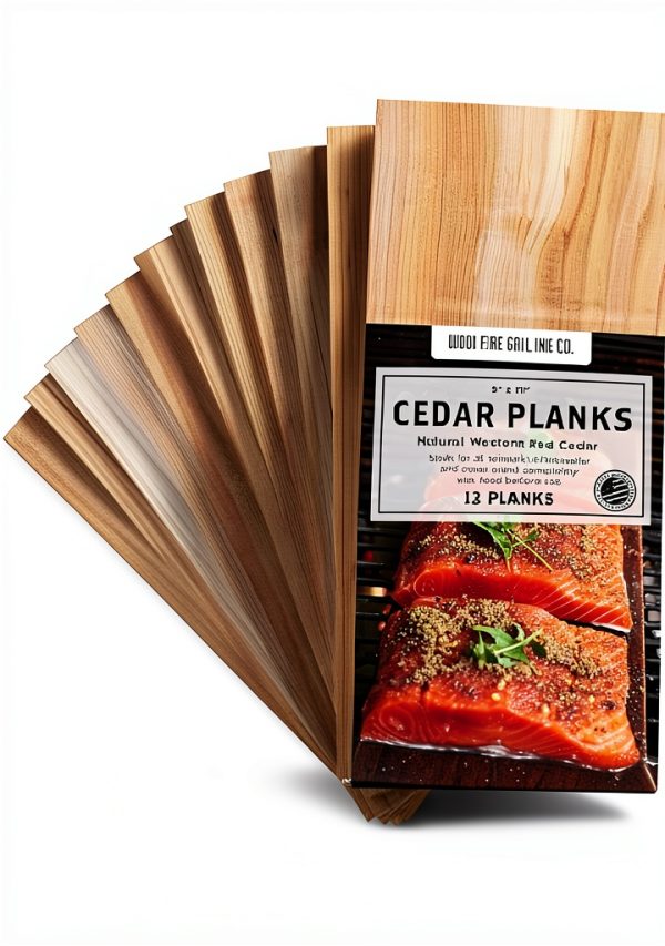 Cedar Grilling Planks Wildwood Grilling Oven Safe Flavor-0