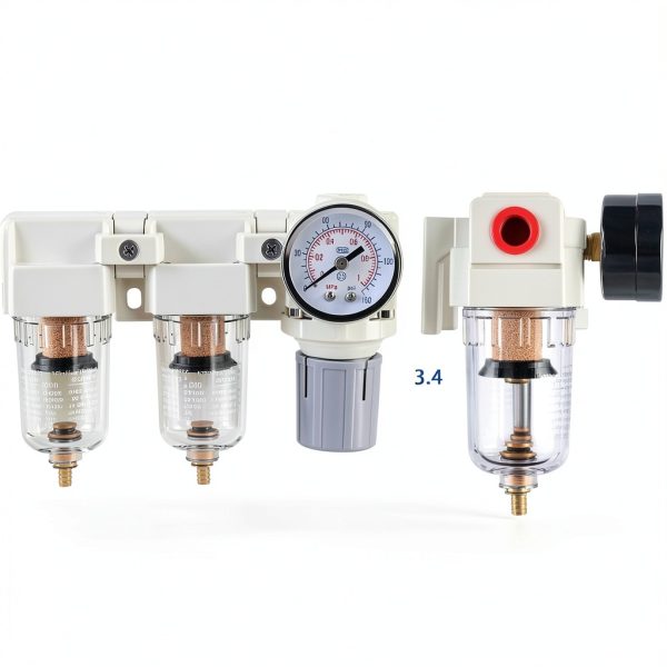 ONLISUM Air Filter Regulator Lubricator 1/4 NPT Industrial-1