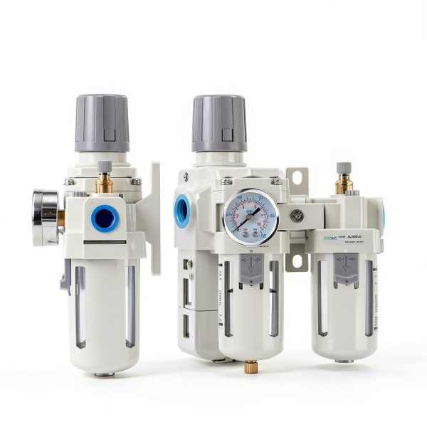 ZXVC Air Filter Regulator Brass FRL Unit Semi Auto Drain-2