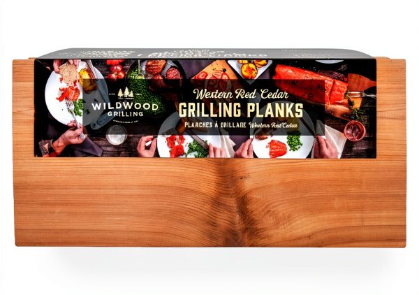 Wildwood Grilling Cedar Planks Smoky Flavor Grilling Fish-0
