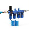 ATINY Air Compressor Filter Regulator Lubricator Blue 5u-2