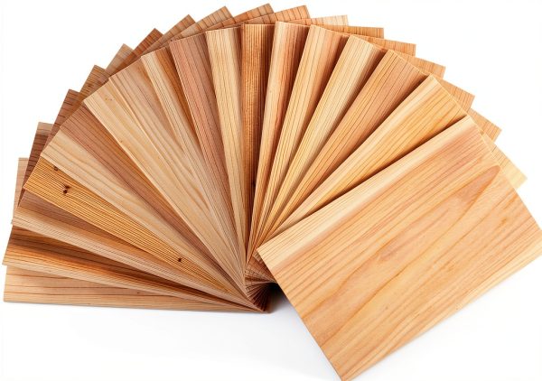 Langxinese Cedar Grilling Planks Natural Wood Cooking Set-3