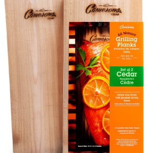 Camerons Cedar Grilling Planks 2-Pack Natural Wood Flavor-0