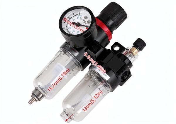 Strnek Compressed Air Filter Regulator Lubricator Aluminum-1