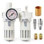 AOAUTO Air Filter Regulator Lubricator 12 NPT 140 SCFM-0
