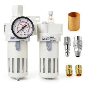 AOAUTO Air Filter Regulator Lubricator 12 NPT 140 SCFM-0
