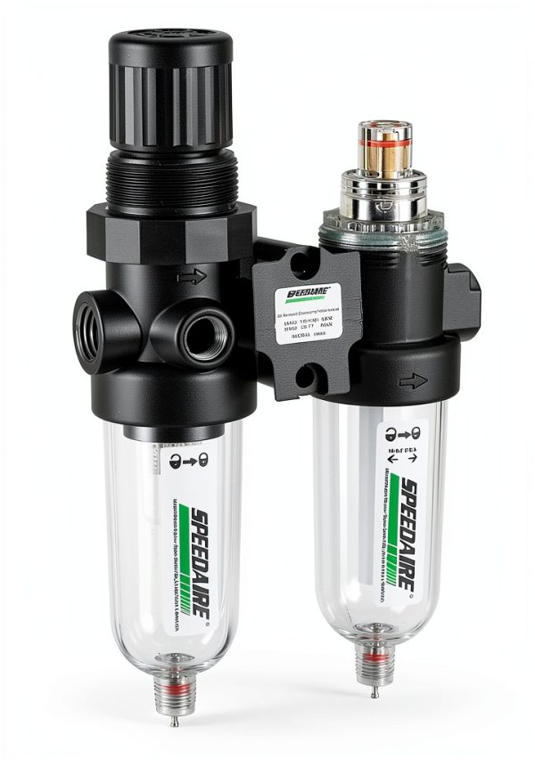 Speedaire Compressed Air Filter Regulator Lubricator 4ZM04-0