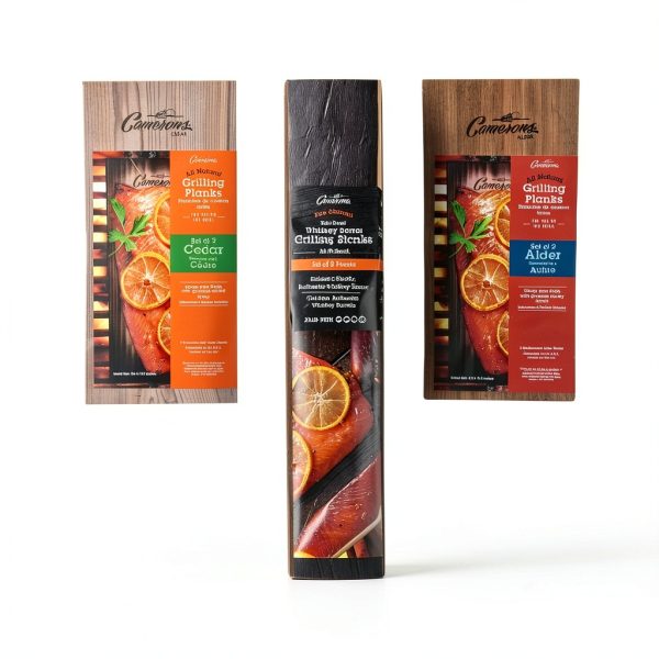 Camerons Cedar Grilling Planks 2-Pack Natural Wood Flavor-3