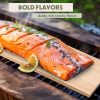 Landical Cedar Grilling Planks Smoky Flavor Salmon BBQ-5