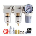 ONLISUM Air Filter Regulator Lubricator 1/4 NPT Industrial-0