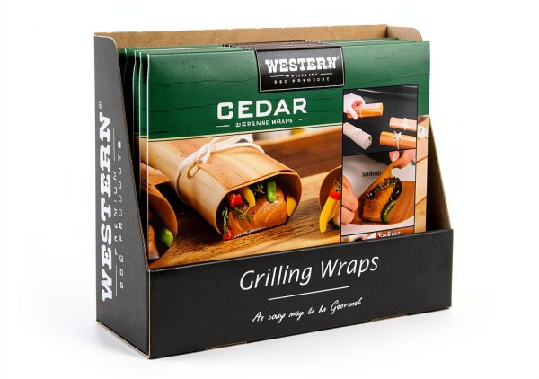 Western Cedar Grilling Planks Wood Wraps Flavor Infusion-0