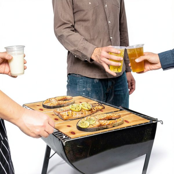 GRETJOB Cedar Grilling Planks XL Size Slow Smoking-5