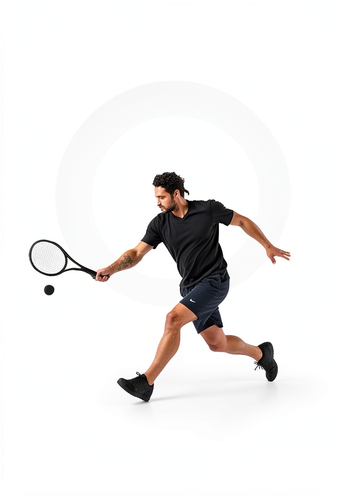 Reader using the tennis ebook on a tablet during a break