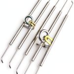 Dental Filling Instruments G S Stainless Steel Ball Burnisher Set of 5-0