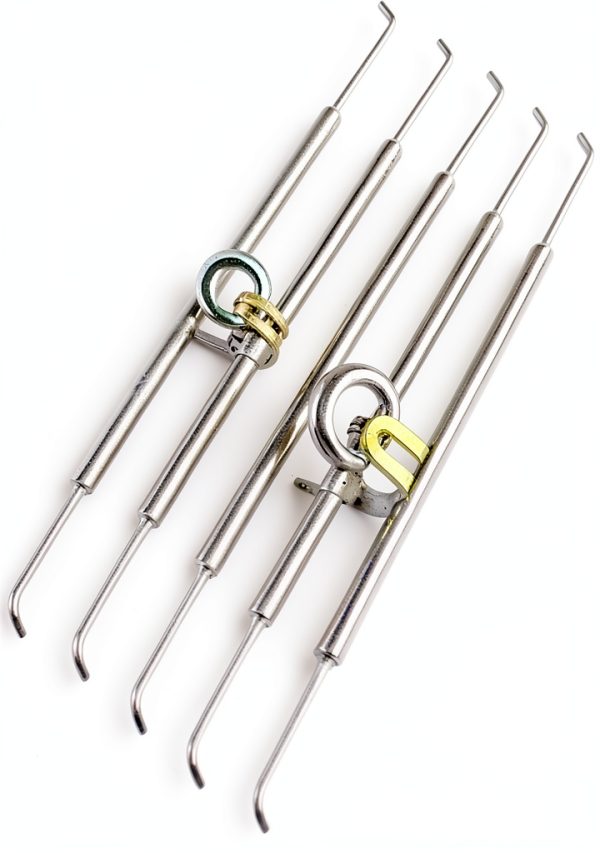 Dental Filling Instruments G S Stainless Steel Ball Burnisher Set of 5-0