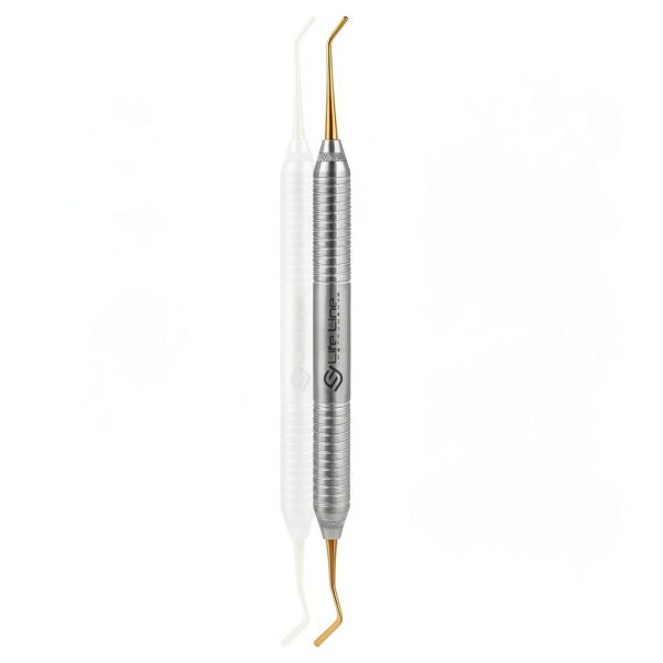 Dental Composite Filling Instrument 6 Steel Condenser & Paddle Handle-0