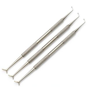 OdontoMed2011 3 PCS Dental Ball Burnisher 27/34 Composite Amalgam Plastic Filling Restorative Instruments ODM-0
