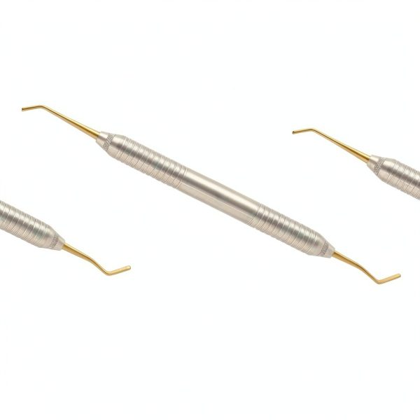 Dental Composite Filling Instrument 6 Steel Condenser & Paddle Handle-4