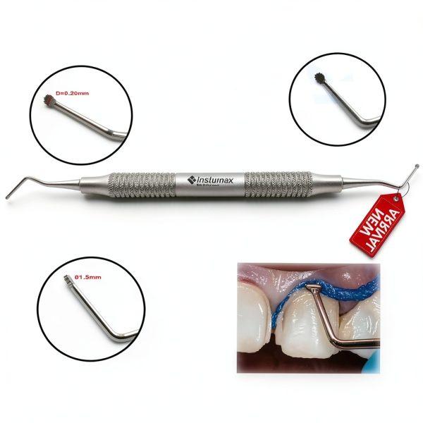 Gingival Retraction Cord Packer 10Pcs Double‑Ended Tool INSTUMAX 1396-1