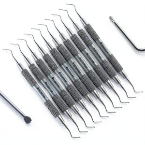 Gingival Retraction Cord Packer 10Pcs Double‑Ended Tool INSTUMAX 1396-0