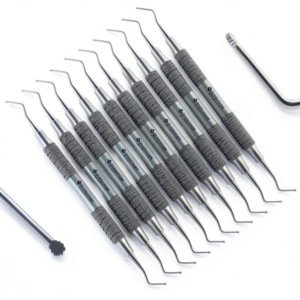 Gingival Retraction Cord Packer 10Pcs Double‑Ended Tool INSTUMAX 1396-0