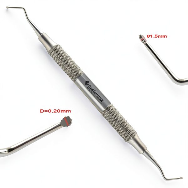 Gingival Retraction Cord Packer 10Pcs Double‑Ended Tool INSTUMAX 1396-2